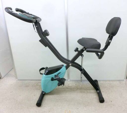 エクササイズバイク ハイガー HG-QB-J917B ブルー系 エアロバイク フィットネスバイク 小型 折りたたみ HAIGE 折り畳