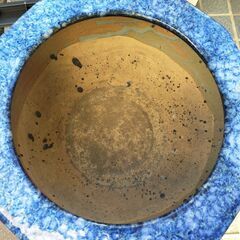 △ 火鉢 ひばち 高さ 34.5㎝ 直径 53.5㎝ キズ、汚れあり 現状渡しの画像