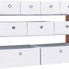 子ども用おもちゃ収納箱　幅91×奥行き30×高さ61cmの画像
