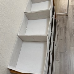 子ども用おもちゃ収納箱　幅91×奥行き30×高さ61cmの画像