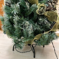 中古品　クリスマスツリー　オーナメント沢山　高さ110cm 公田店の画像
