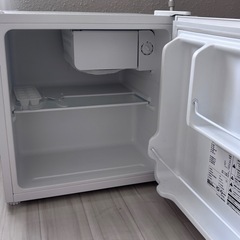 1ドア　冷蔵庫　白の画像