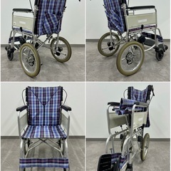 SNT1054 Heartwell ハートウェル 折り畳み車椅子 介護 介助 折り畳み車椅子 コンパクト 車イスの画像