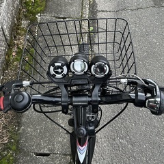 ＜整備済・美品車＞チェーン新品・PARTENZA 26インチ・ジュニアMTB自転車・シマノ6段シフト・チェーン新品・鍵付き・ブラックの画像