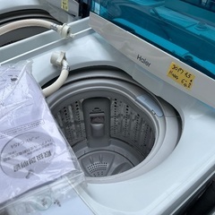 🟧洗濯機番号12 Haier 2017年製 4.5kg 大阪市内配達無料 設置動作確認込み 保管場所での引取は値引きしますの画像