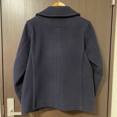 ダントン ウールモッサラウンドカラージャケット 38 ネイビー JD-8570の画像