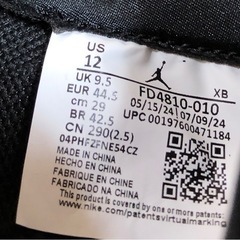 ジモティ割引有★【ジャングルジャングル岸和田店】NIKE　AJ1　FD4810-010　29.0㎝南大阪 岸和田市 貝塚市 泉佐野市 和泉市 忠岡町 熊取町の画像
