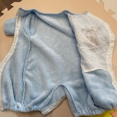 【美品】ミッキー　ディズニー　新生児カバーオール  ほぼ未使用 50〜60の画像