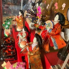 ひな人形　ガラスケースの画像