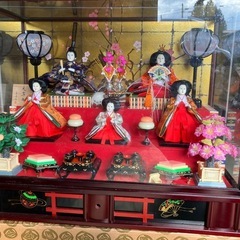 ひな人形　ガラスケースの画像