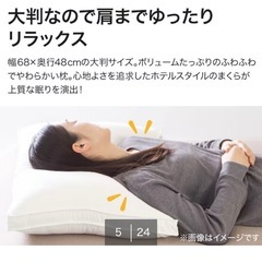 ニトリ　ホテルスタイル枕 大判サイズ(Nホテル3)の画像