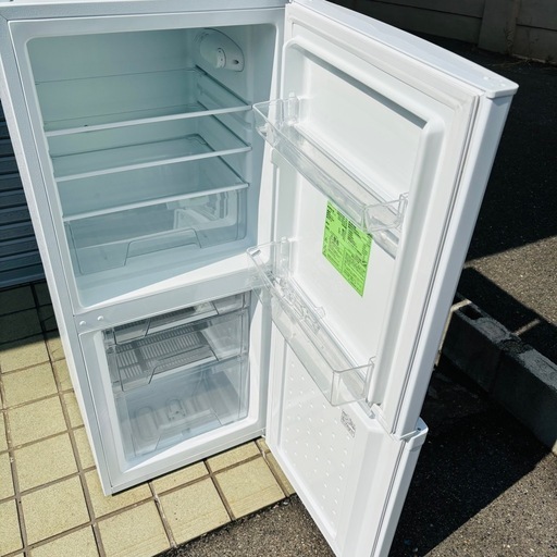 直接引き取り3,000円引き⭐︎大阪府下又は近郊は配送設置込み? IRIS OHYAMA 142L 冷凍冷蔵庫 IRSD-14A-W 