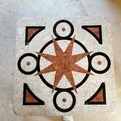 ✨【ACTUS（アクタス）】大理石調モザイクテーブルの画像