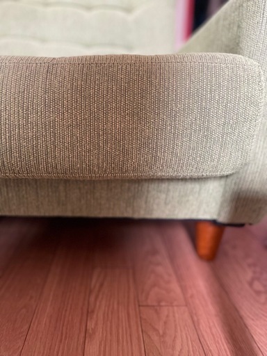 ライトグリーン　　2人掛けソファ