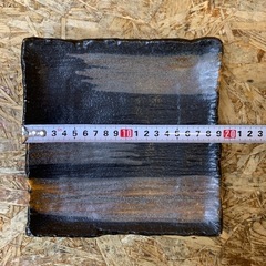 C(7615) 和食器 角皿 5枚セット 19㎝ 刺身皿 飲食店 皿 平皿 盛皿 中古の画像