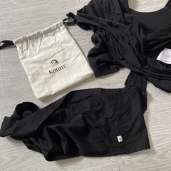 【未使用】コニー　
Konny 抱っこひもスリング Mサイズ ブラックの画像