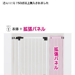 日本育児　ベビーズゲート＋拡張パネルの画像