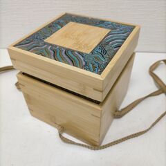 高級 木箱入り 茶器セット 小皿 茶碗 布袋付き インテリア 工芸品　収納袋付 茶道具 インテリア 和モダン　贈答品　251027-7Yの画像