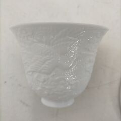 高級 木箱入り 茶器セット 小皿 茶碗 布袋付き インテリア 工芸品　収納袋付 茶道具 インテリア 和モダン　贈答品　251027-7Yの画像