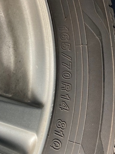 YOKOHAMA ice GUARD  iG60 165 70R14 ホイール付き4本　最終値下！