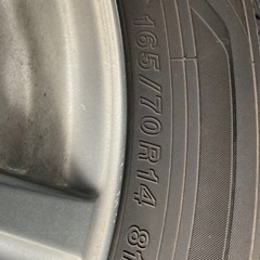 YOKOHAMA ice GUARD  iG60 165 70R14 ホイール付き4本の画像