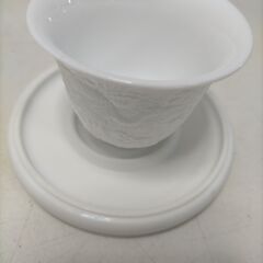 高級 木箱入り 茶器セット 小皿 茶碗 布袋付き インテリア 工芸品　収納袋付 茶道具 インテリア 和モダン　贈答品　251027-7Yの画像