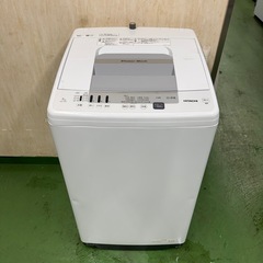 186 日立　白い約束　洗濯機　7キロ　小型　一人暮らし　同棲　大きめの画像
