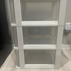 3段し収納ケースの画像
