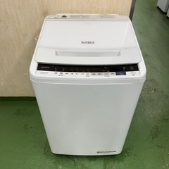 187 日立　ビートウォッシュ　洗濯機　大人気モデル　8キロ　小型　一人暮らし　家庭用　インバーターの画像