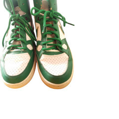 NIKE  ハイカットバスケットシューズ　グリーンの画像