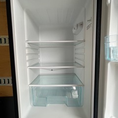 f●■アイリスオーヤマ・冷凍冷蔵庫162L・２ドア【IRSE-16A】スリム/大容量/ボトムフリーザー・ブラック・2022年製の画像