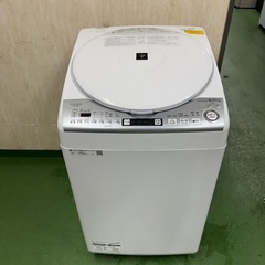 189 SHARP 乾燥機能付き　洗濯機　8/4.5キロ　小型　一人暮らし　家庭用　インバーター搭載の画像