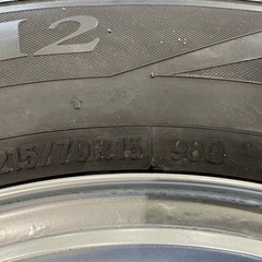 スタッドレスタイヤ　4本ホイールセット　の画像