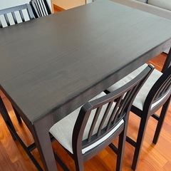 IKEAダイニングバーテーブルセットの画像