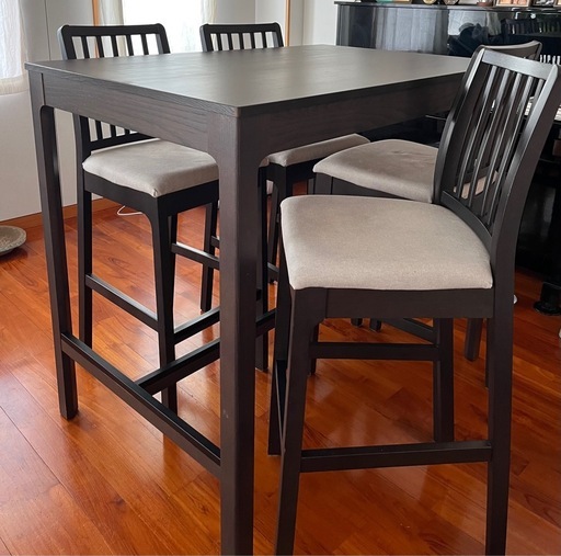 IKEAダイニングバーテーブルセット