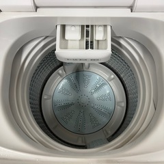 191 AQUA ガラスパネル　洗濯機　7キロ　小型　一人暮らし　インバーターの画像