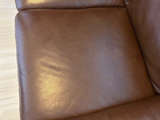 2人用レザーソファ　ニトリ購入　イタリア製　美品