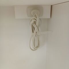 ★リユースのサカイつくば店★TK7032  レンジ台 ホワイト H115×D40×W80 クリーニング済みの画像