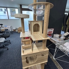 【木製キャットタワー】引き取り限定　転売OK　倒産品　まとめ売り　ネット商材　アマゾン引き上げ商品　メルカリ　副業　の画像