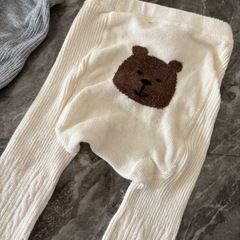 【予約中のためお問い合わせ停止】GAPベビー　タイツ　くまちゃんタイツの画像
