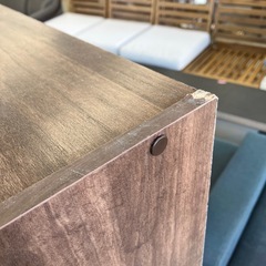 K2510-397 IRIS OHYAMA カラーボックス① 4段 CX-4F ブラウン キズ汚れ有りの画像