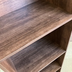 K2510-397 IRIS OHYAMA カラーボックス① 4段 CX-4F ブラウン キズ汚れ有りの画像