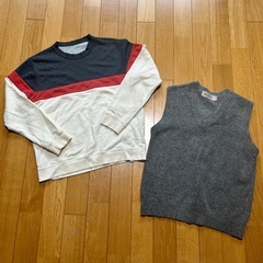 メンズ夏用冬用洋服/コートジャケットベストトレーナーまとめ売りの画像