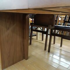 ★リユースのサカイつくば店★TK7035  デスク ブラウン H70×D50×W120 クリーニング済みの画像