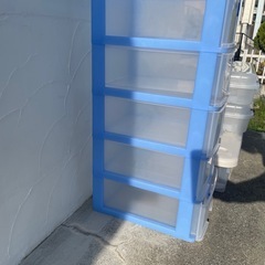 プラスチックの収納ケース(受け渡し者決まりました)の画像