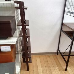 ★リユースのサカイつくば店★TK7036  ラダーラック ブラウン H133×D18×W42 クリーニング済みの画像