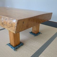 欅（けやき）　一枚板　座卓　ローテーブル　の画像