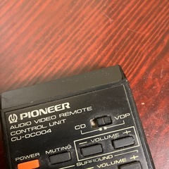Pioneer パイオニア オーディオ用リモコンの画像