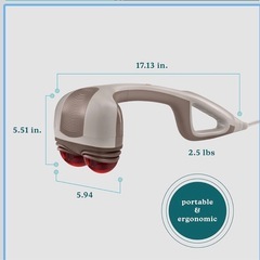 HoMedics バックマッサージャー（ヒート機能付き） の画像