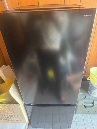 2人暮らしにちょうどいいサイズの冷蔵庫です。。